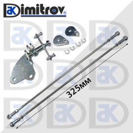 Twist линк система за двигатели Type 4 с двоен карбуратор Weber IDF / Dellorto DRLA